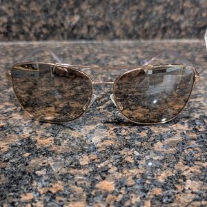 Stylish Gold Aviator Sunglasses